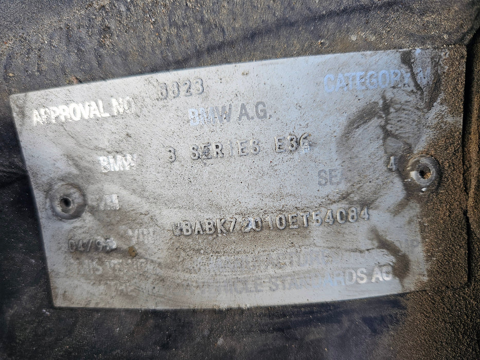 S3195 3' E36 Convertible 328i M52 MANUAL 1999/02