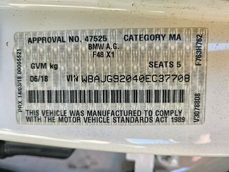 S3197 X1 F48 SAV 25iX B48 AUTO 2018/03