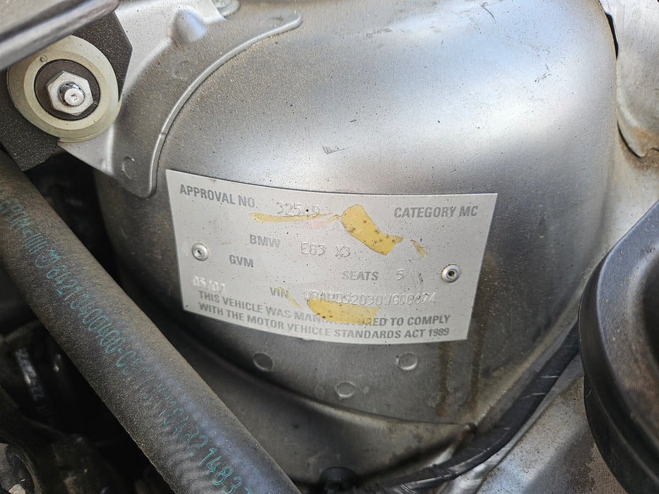S3231  E83 X3 SUV 3.0d M57T2 AUTO 2006/12