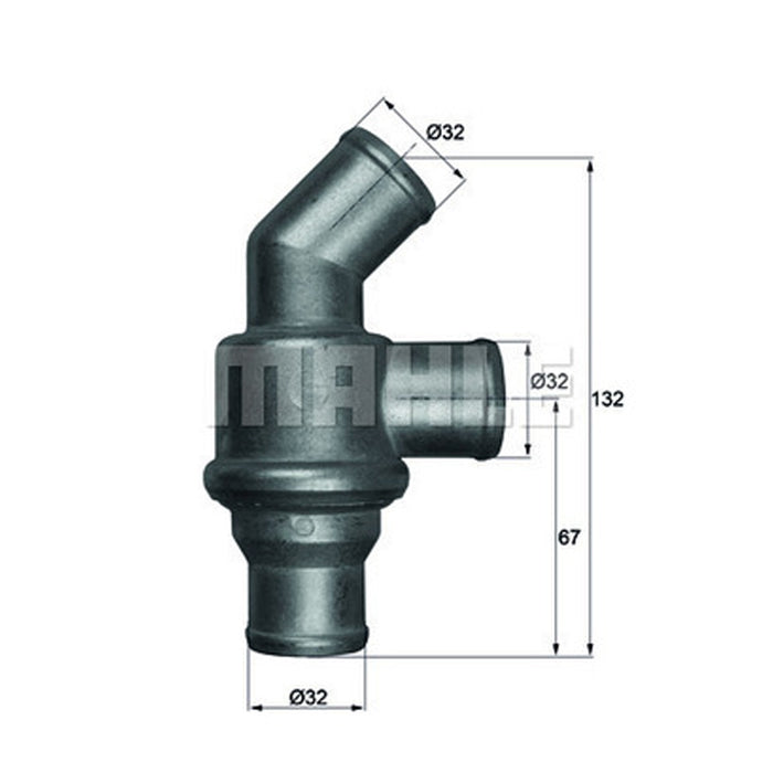 BMW Thermostat 80 Deg M10 E10 E21 E30 E12 E28 MAHLE 11531253249 TH 16 80
