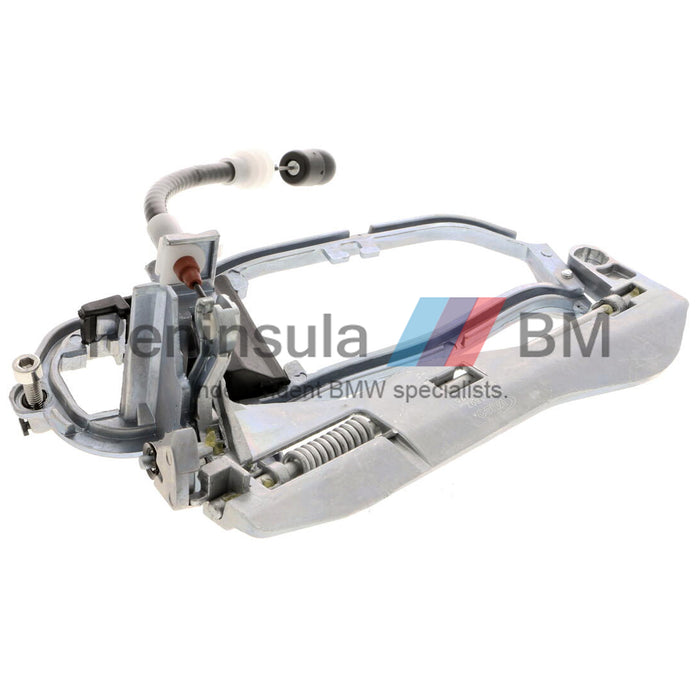 Complete Front Driver Side Door Handle Kit With Cable For BMW X5 - Replacement Set