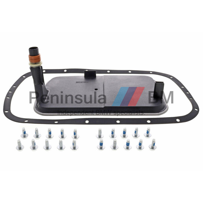 BMW Automatic Transmission Oil Filter Kit E46 X3 E83 Z3 VAICO 24117557070