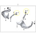 BMW Motorrad Hand Protector Washer GENUINE 46638526273