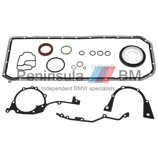 BMW Gasket Set Crankcase E46 E39 E60 X3 X5 Z3 Z4 M52 M54 VAICO 11111432478