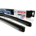 BMW Wiper Blade Set Front E90 E91 to 09/09 RHD BOSCH 61610427668 A072S