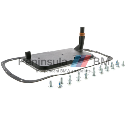 BMW Automatic Transmission Oil Filter Kit E46 E39 X3 E83 VAICO 24117557071