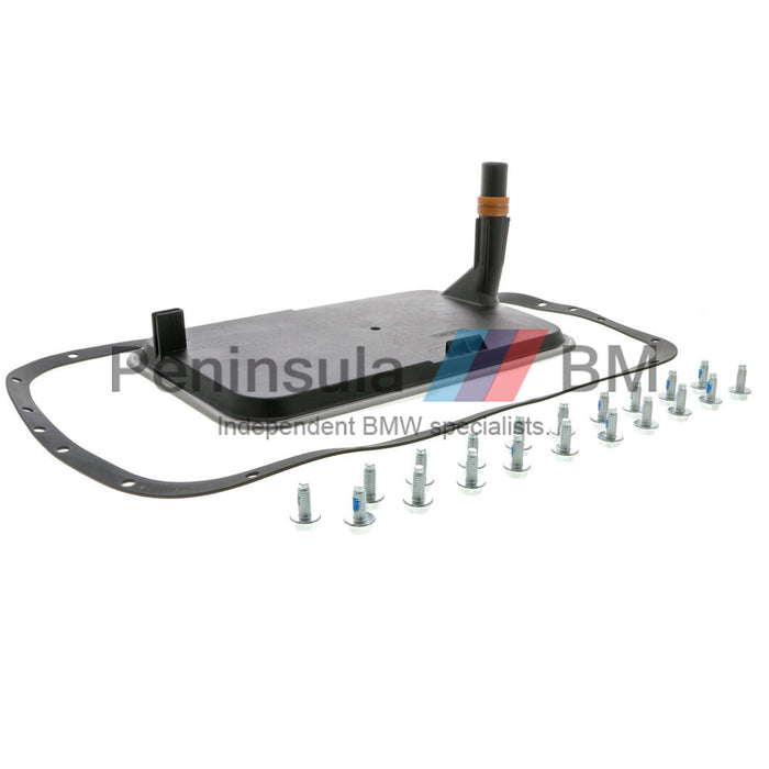 BMW Automatic Transmission Oil Filter Kit E46 E39 X3 E83 VAICO 24117557071