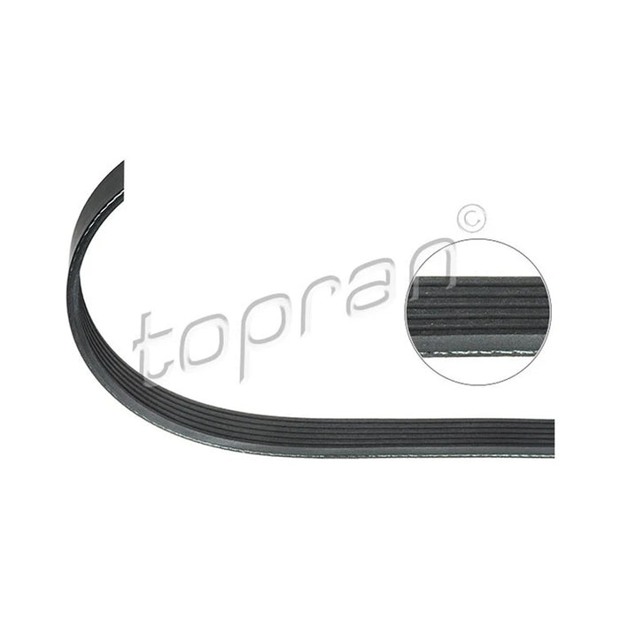 BMW Ribbed V-Belt 6PK1697 F20 E90 F30 F34 F10 F01 X1 X3 X5 TOPRAN 11288519128