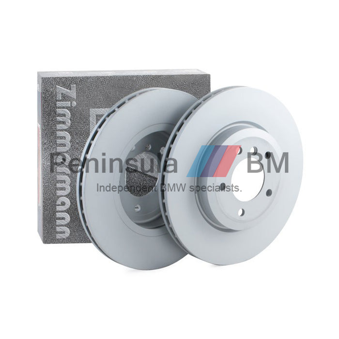 BMW Brake Disc Front Ventilated E46 Z4 ZIMMERMANN 34101166071 34116864047