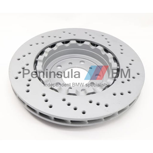BMW Brake Disc Front Right Drilled Ventilated M3 E46 Z4 ZIMMERMANN 34112282446