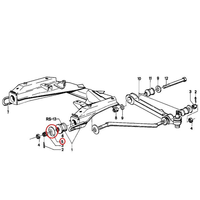BMW Front Axle Washer E12 E24 E9 Genuine 31121108294