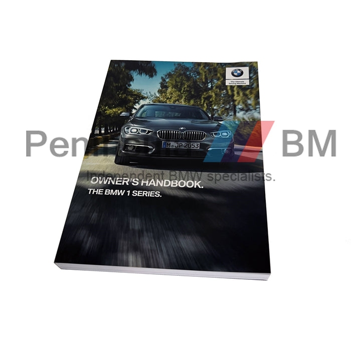 BMW Owners Handbook With iDrive F20 Genuine 01402988924