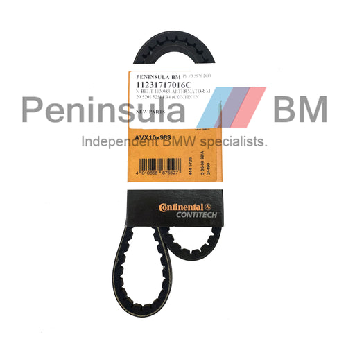 BMW Ribbed V-Belt Alternator E34 M20 11231717016
