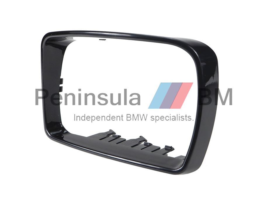 BMW Exterior Mirror Trim Ring Left Sport X5 E53 Painted Schwarz II 51167002319