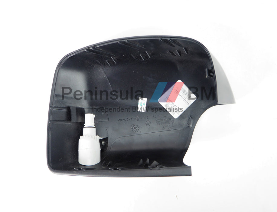 BMW Exterior Mirror Cover Left With Light X5 E53 Painted Schwarz II 51168266733