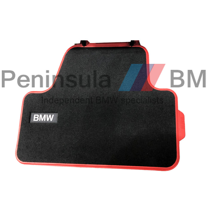 BMW Floor Mats Rear Set Textile Sport F33 F83 M4 Genuine 51472350509