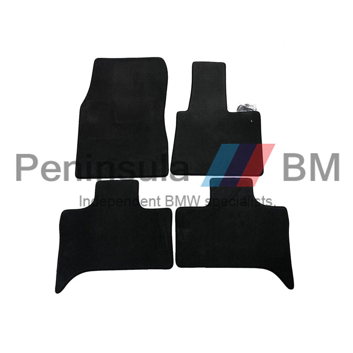 BMW Floor Mat Full Set Black X5 E53 Genuine 51478245332