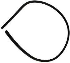 BMW Gasket Front Sunroof Lid E30 54128106928