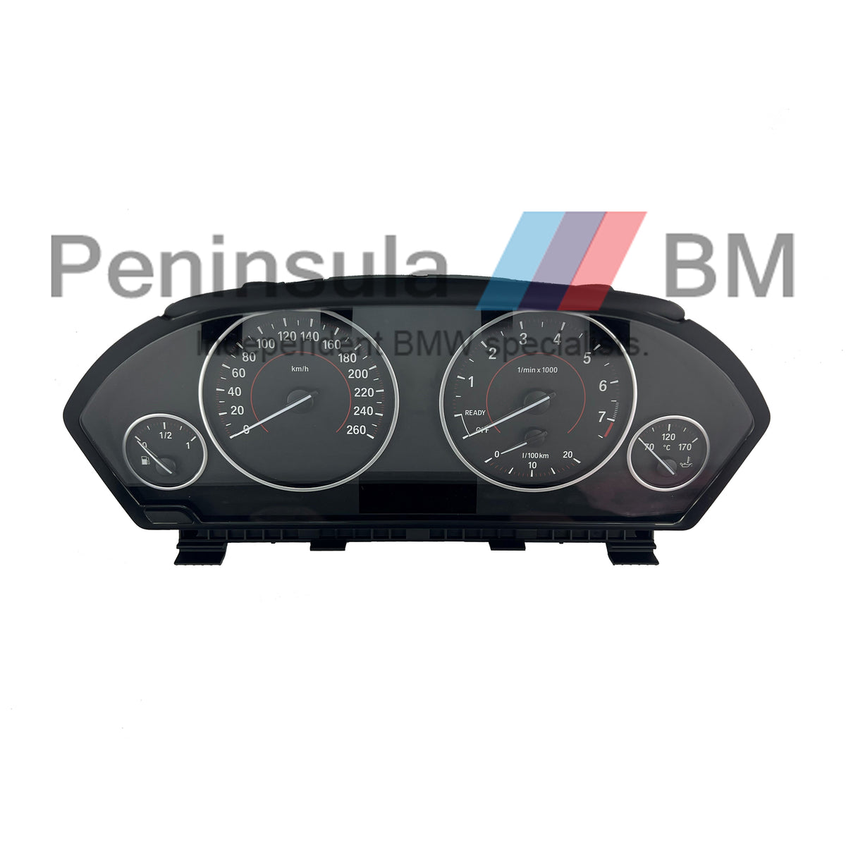 BMW Instrument Cluster KM/H Sport Line F30 F31 F32 F33 Genuine 6210880